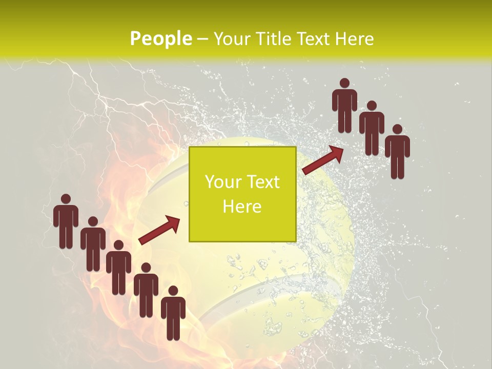 Tennis Ball Grand PowerPoint Template