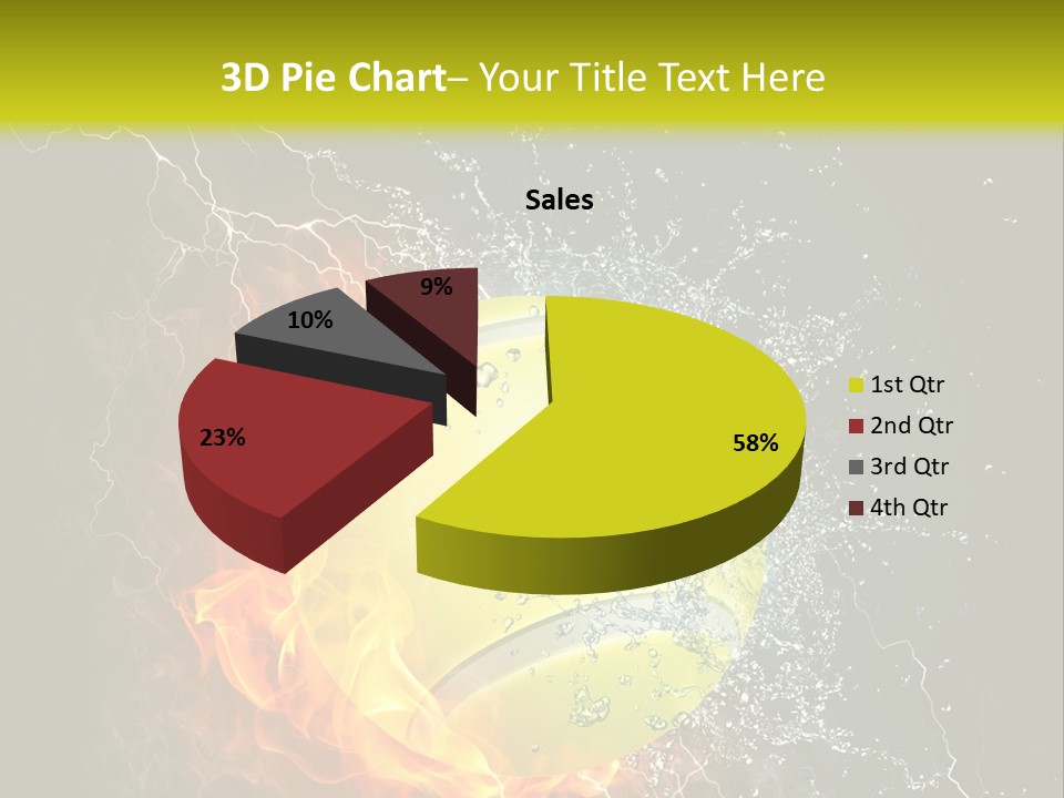 Tennis Ball Grand PowerPoint Template