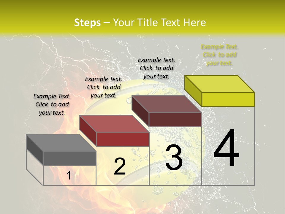 Tennis Ball Grand PowerPoint Template