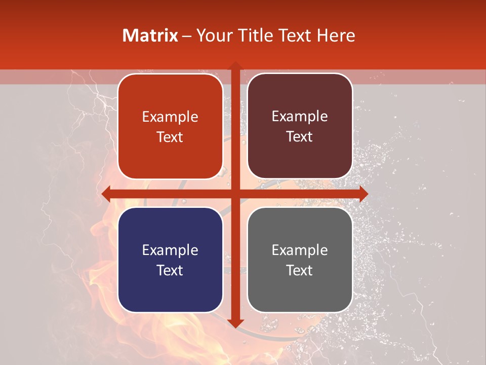 Water Power Colour PowerPoint Template