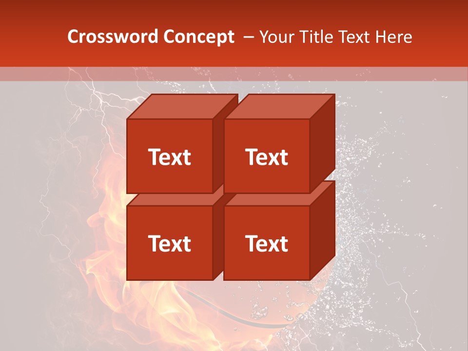 Water Power Colour PowerPoint Template