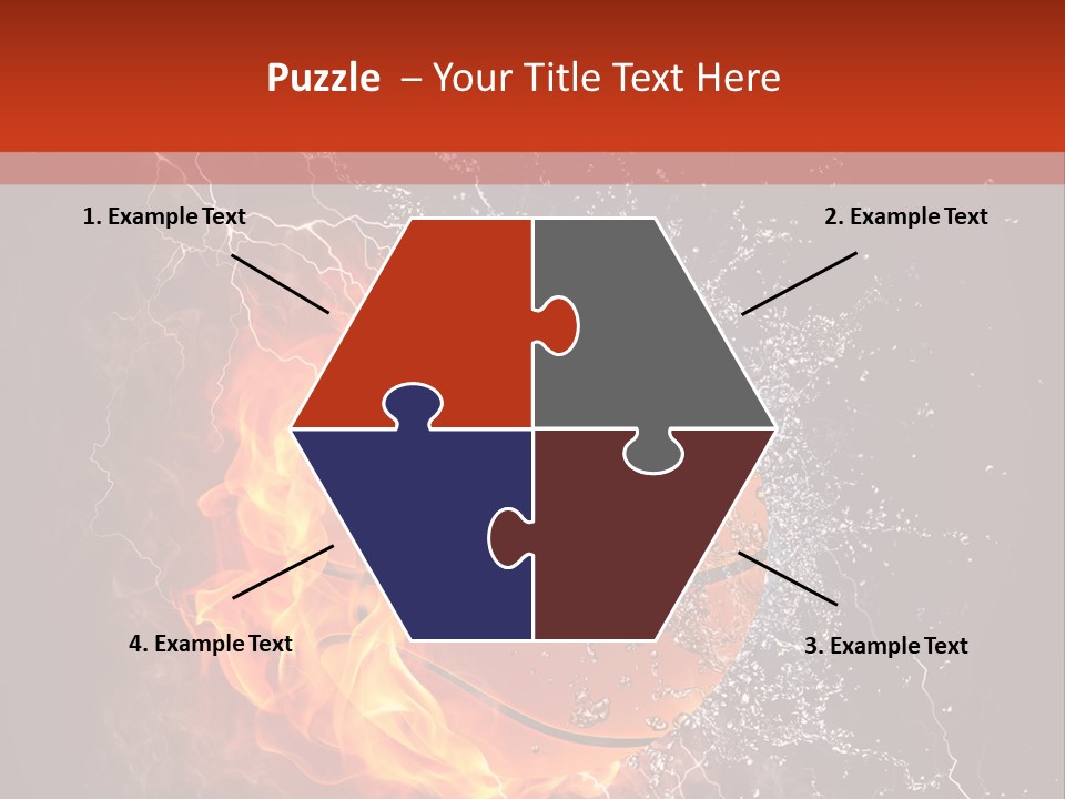 Water Power Colour PowerPoint Template