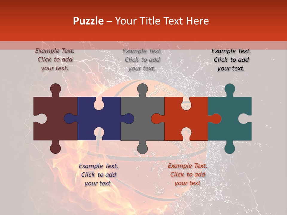 Water Power Colour PowerPoint Template