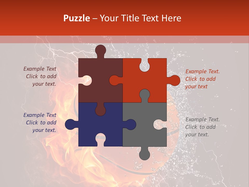 Water Power Colour PowerPoint Template