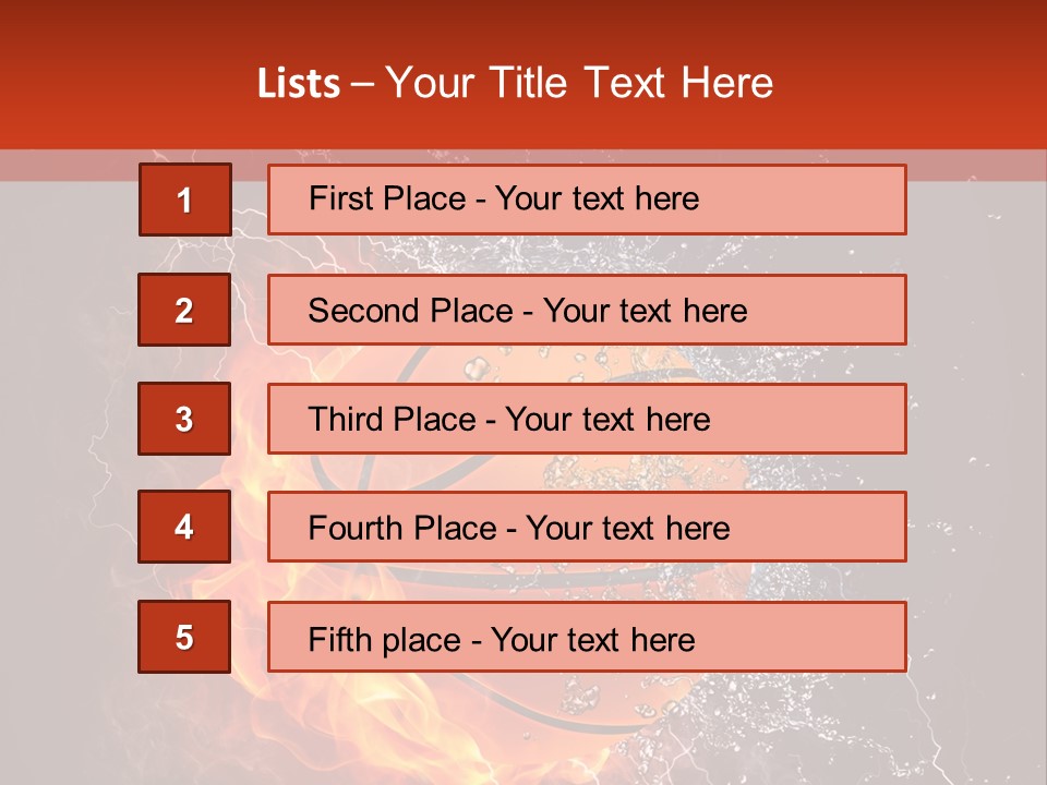 Water Power Colour PowerPoint Template