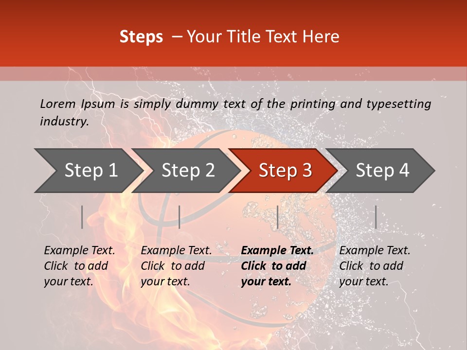 Water Power Colour PowerPoint Template