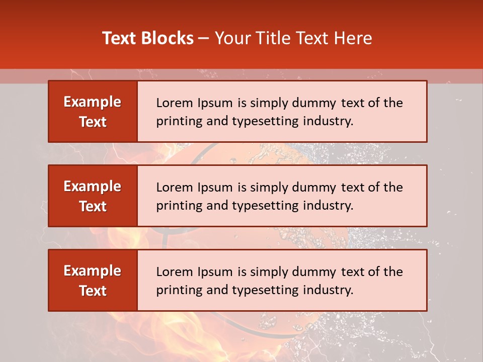 Water Power Colour PowerPoint Template