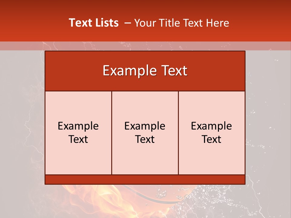 Water Power Colour PowerPoint Template