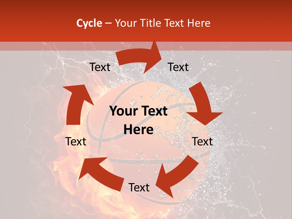 Water Power Colour PowerPoint Template