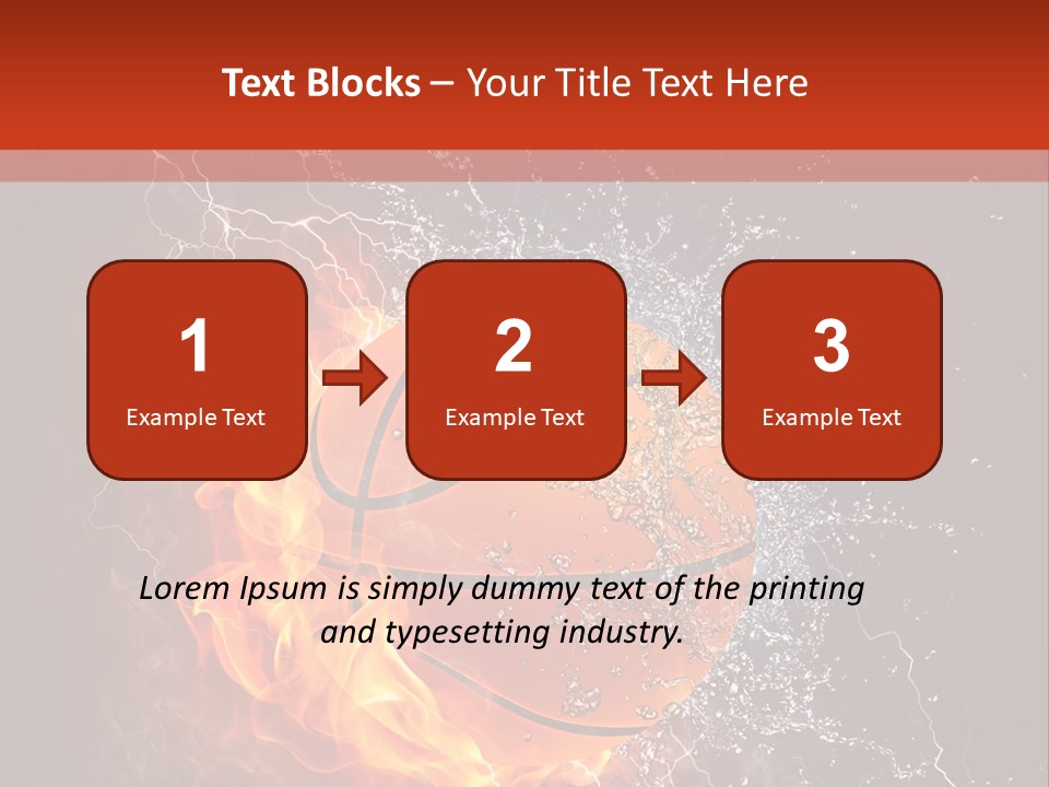 Water Power Colour PowerPoint Template