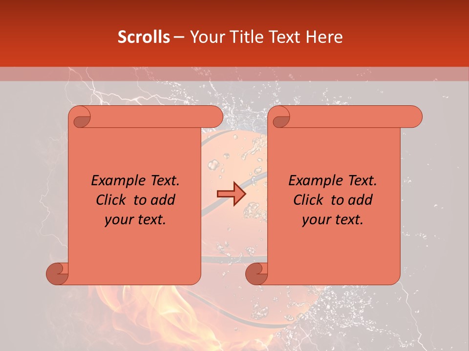 Water Power Colour PowerPoint Template