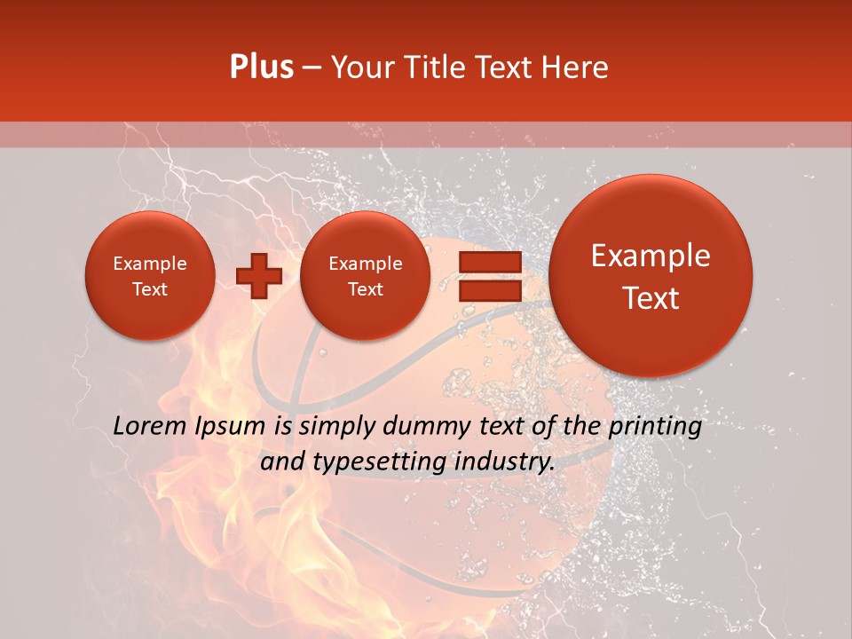 Water Power Colour PowerPoint Template