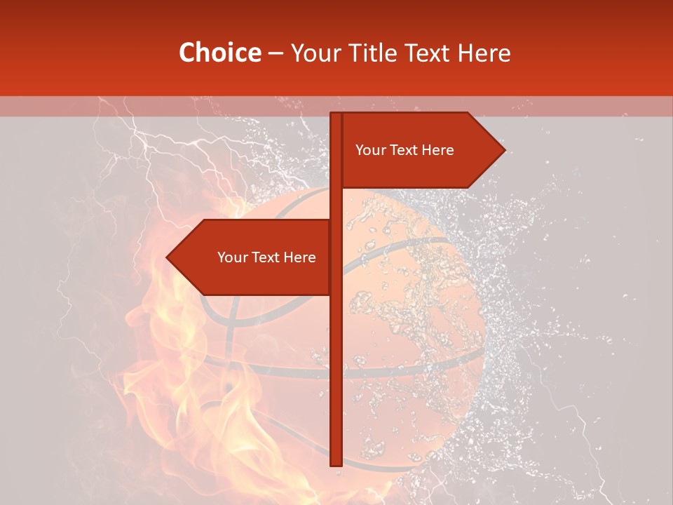 Water Power Colour PowerPoint Template