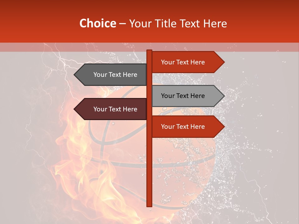 Water Power Colour PowerPoint Template