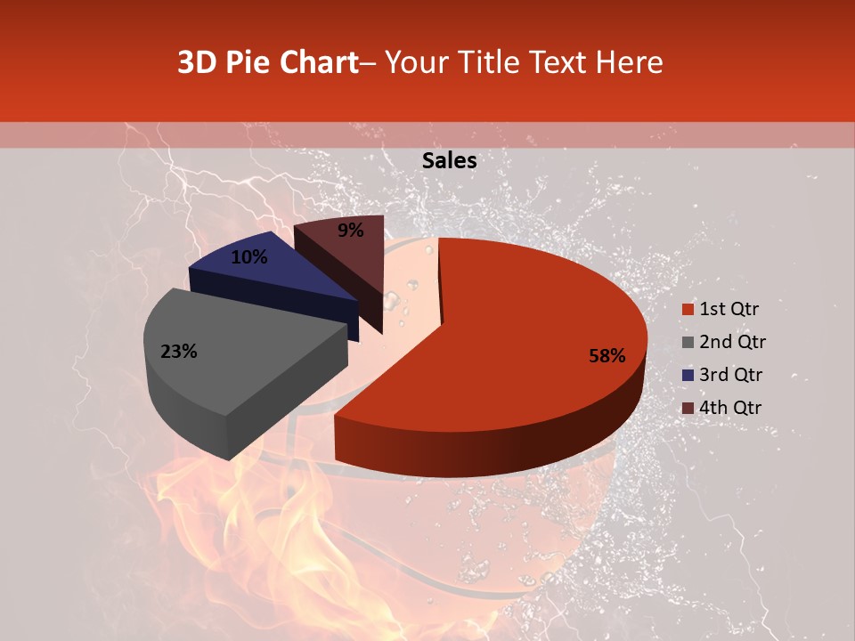 Water Power Colour PowerPoint Template