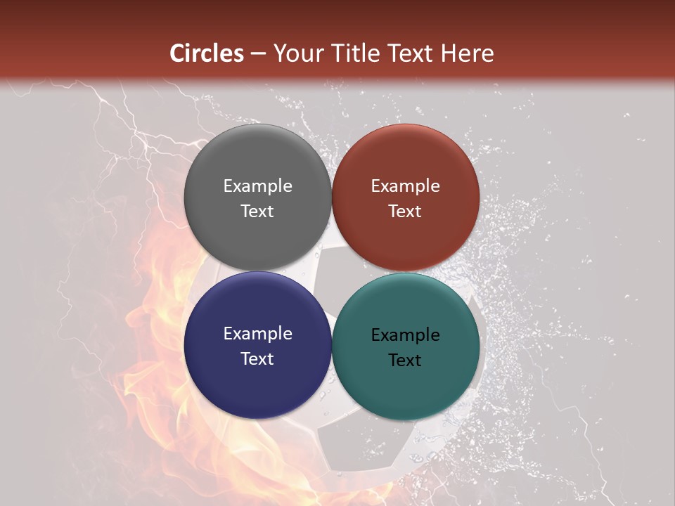 Card Party Gladness PowerPoint Template