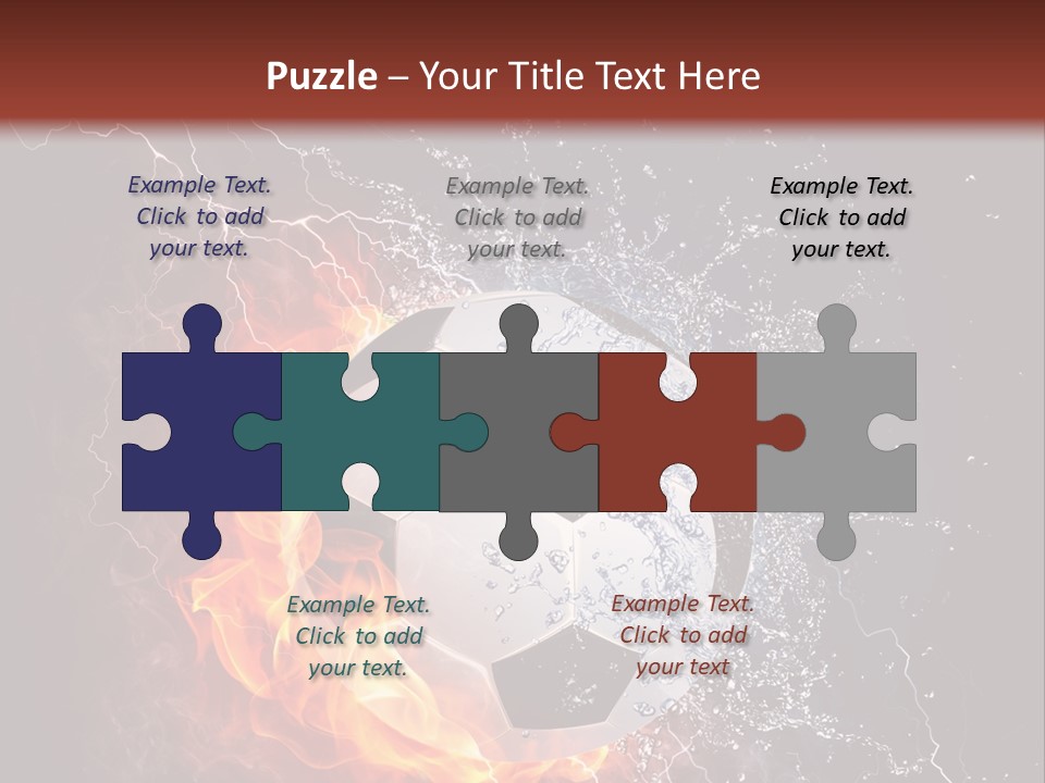 Card Party Gladness PowerPoint Template