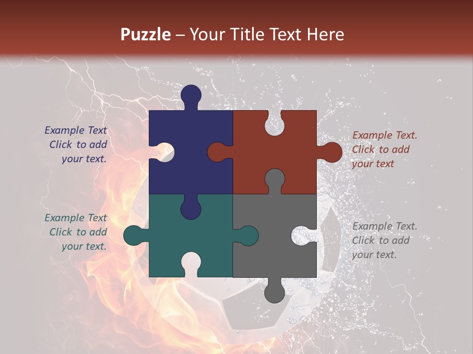 Card Party Gladness PowerPoint Template