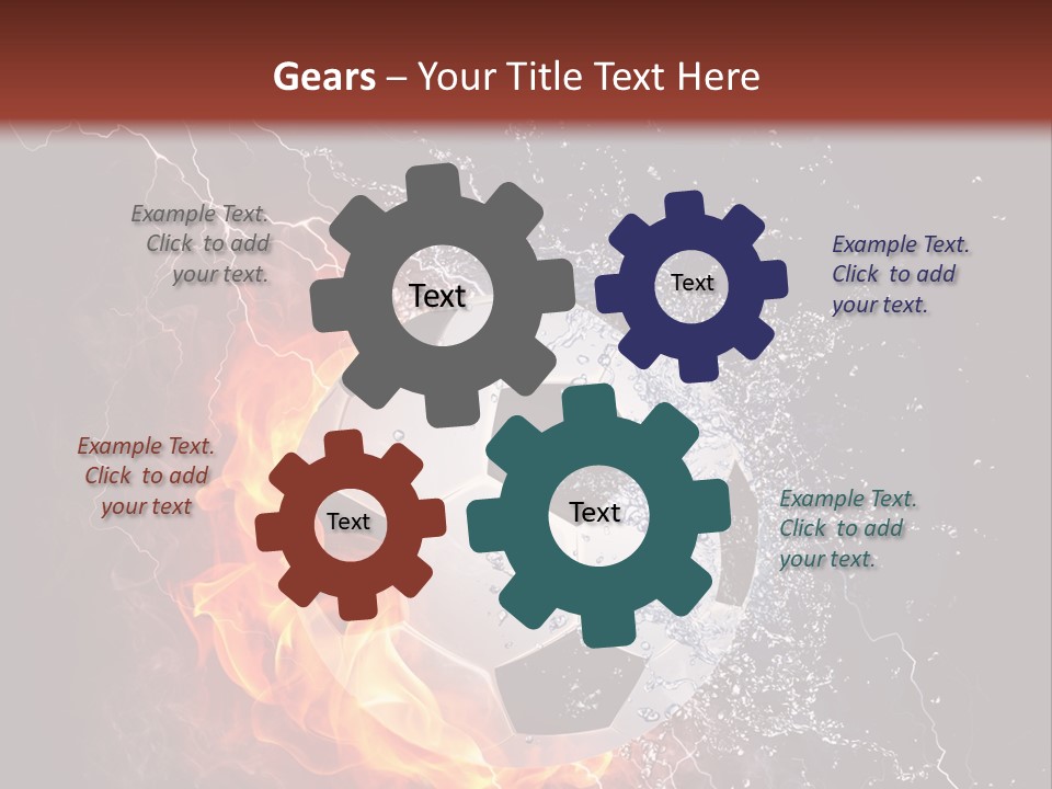 Card Party Gladness PowerPoint Template