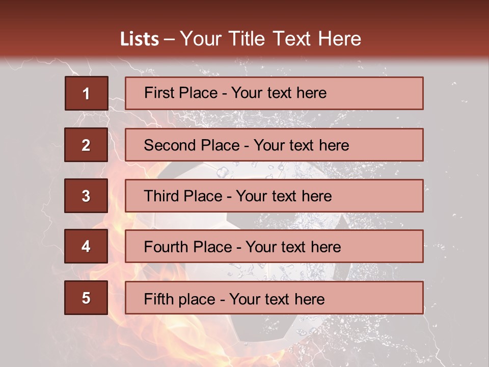 Card Party Gladness PowerPoint Template