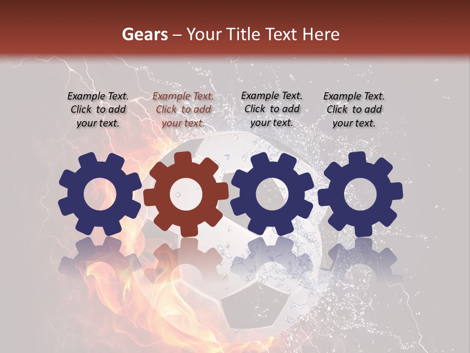 Card Party Gladness PowerPoint Template