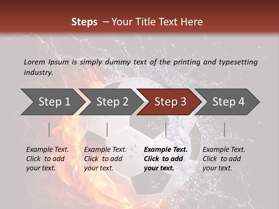 Card Party Gladness PowerPoint Template