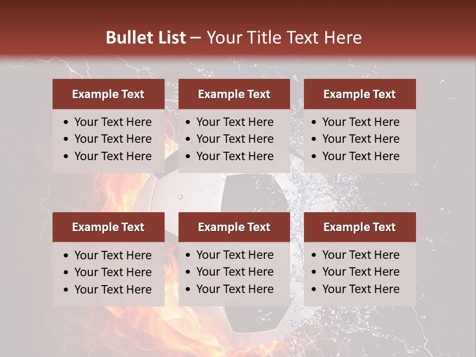 Card Party Gladness PowerPoint Template