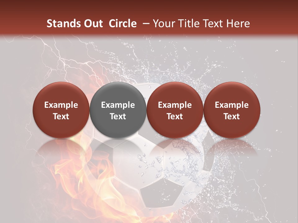 Card Party Gladness PowerPoint Template