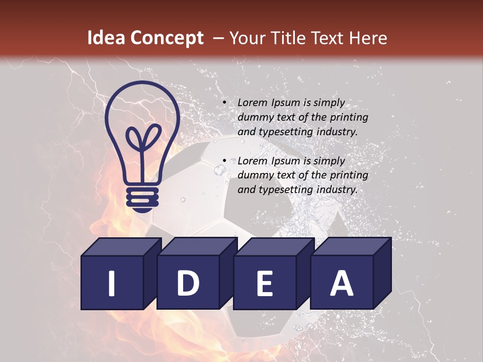 Card Party Gladness PowerPoint Template