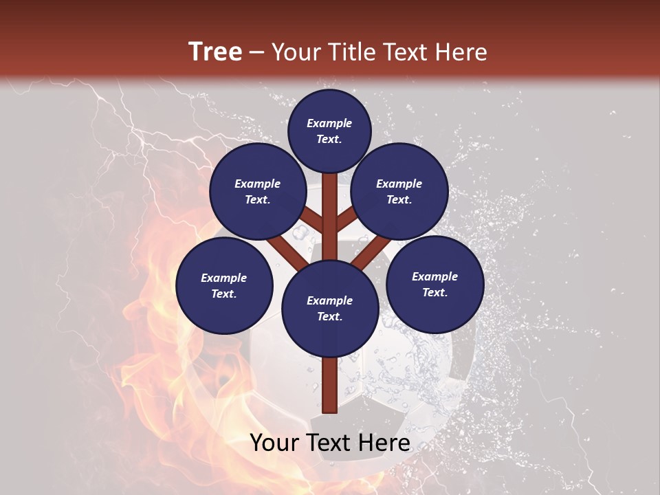 Card Party Gladness PowerPoint Template