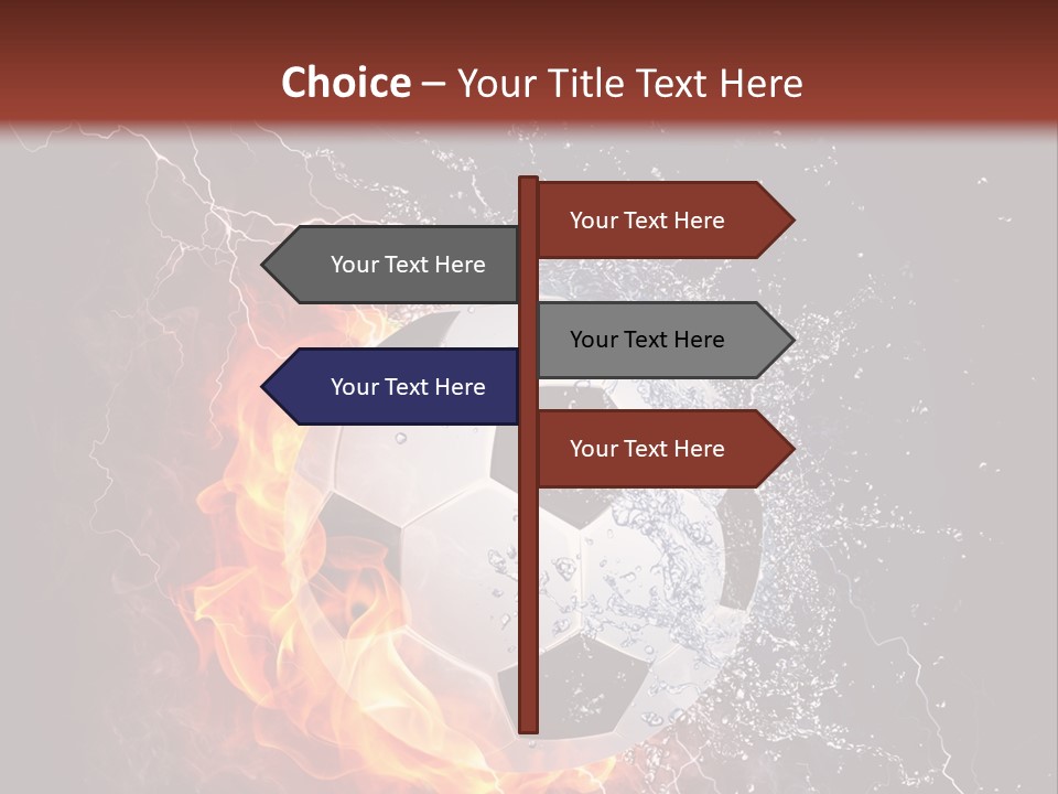 Card Party Gladness PowerPoint Template