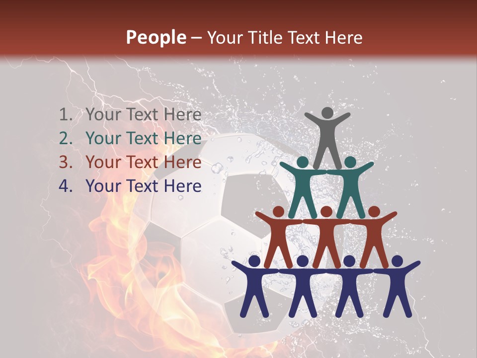 Card Party Gladness PowerPoint Template