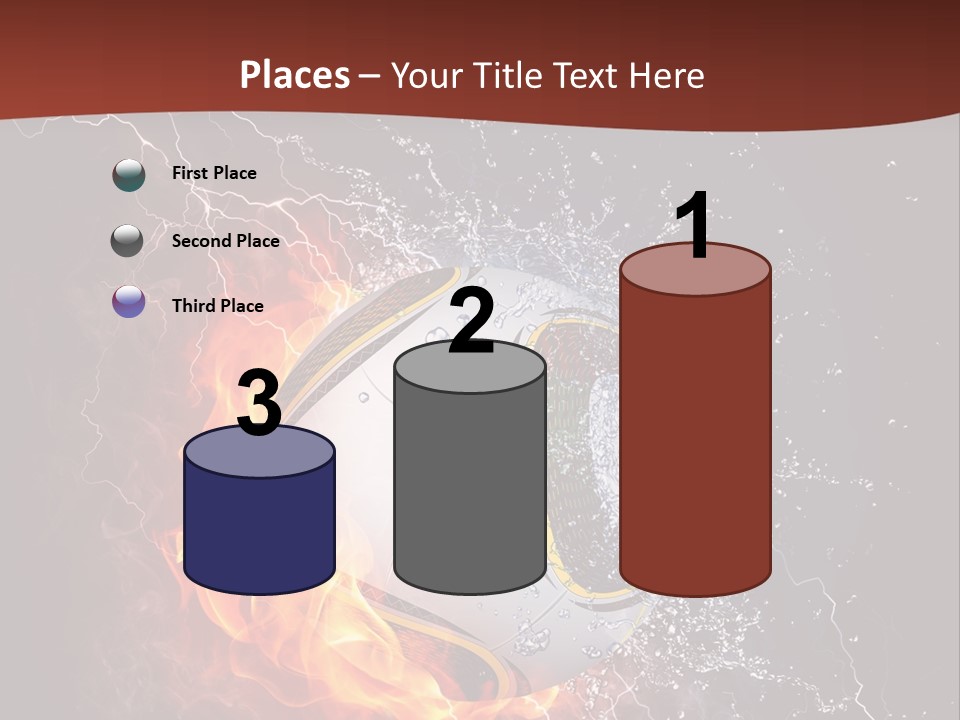 Thunder Liquid Play PowerPoint Template