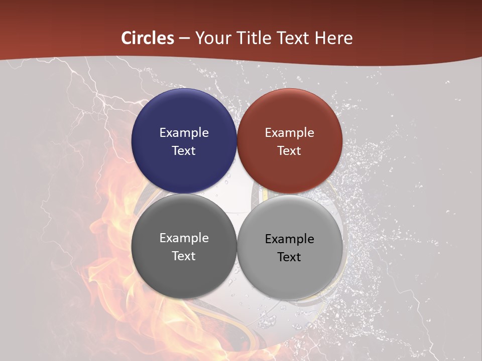 Thunder Liquid Play PowerPoint Template