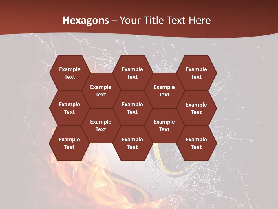 Thunder Liquid Play PowerPoint Template