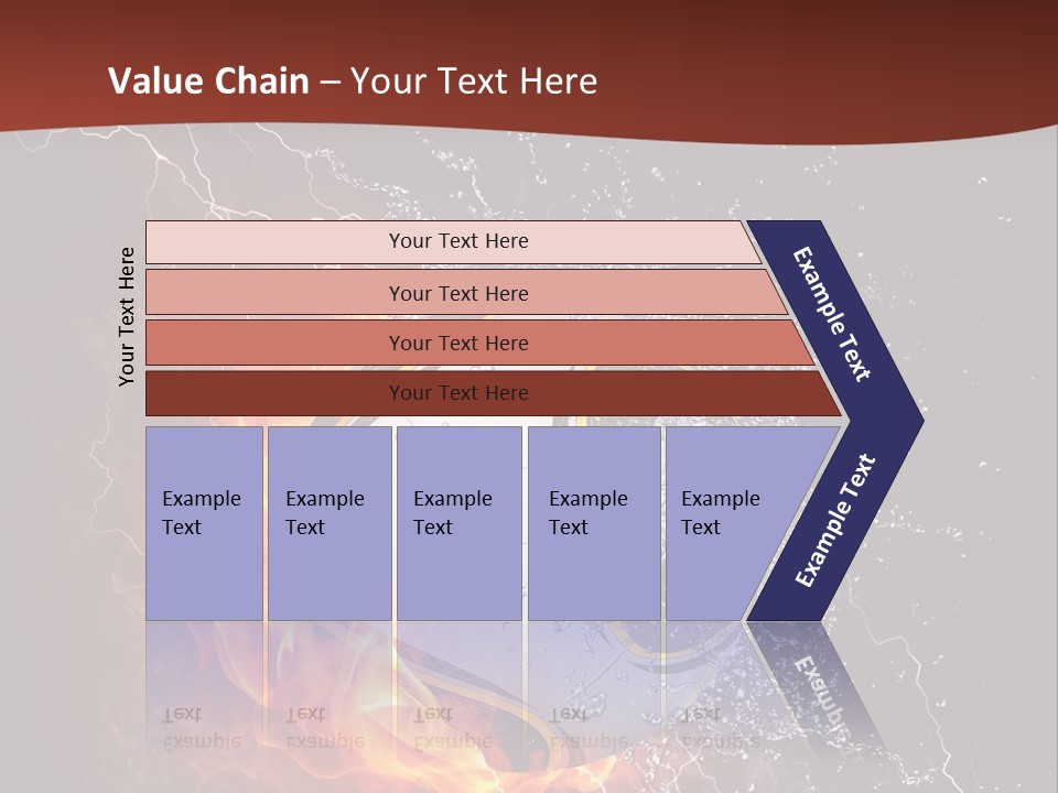 Thunder Liquid Play PowerPoint Template