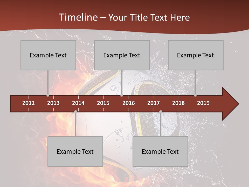 Thunder Liquid Play PowerPoint Template