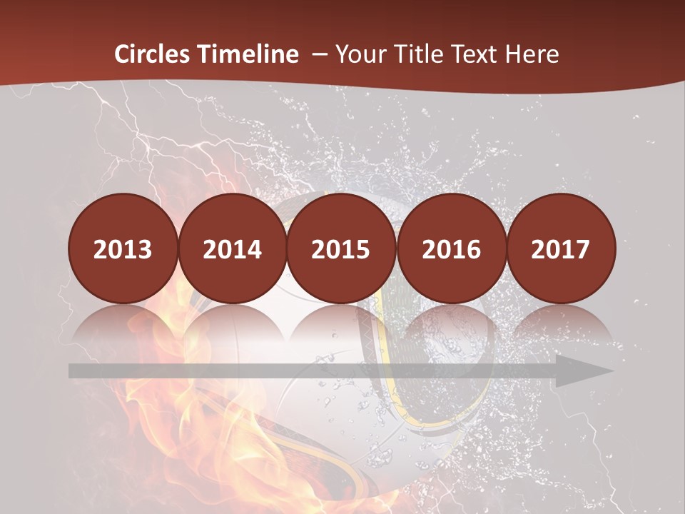 Thunder Liquid Play PowerPoint Template