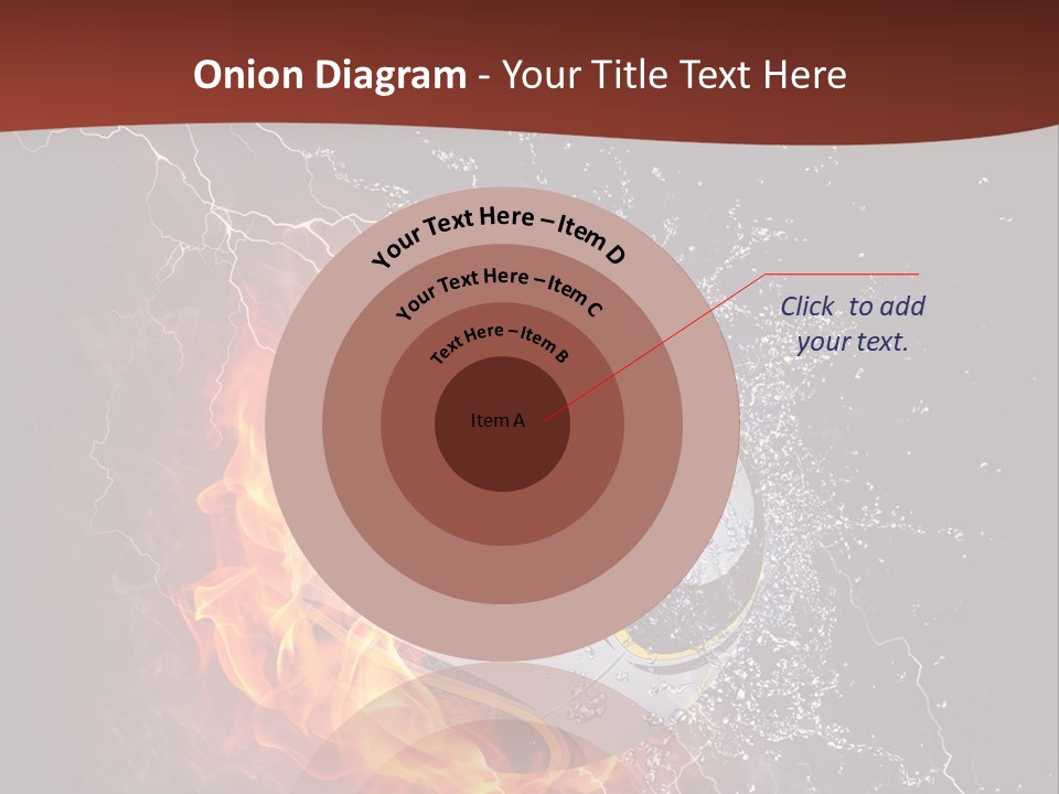 Thunder Liquid Play PowerPoint Template