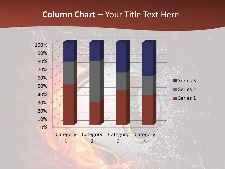 Thunder Liquid Play PowerPoint Template