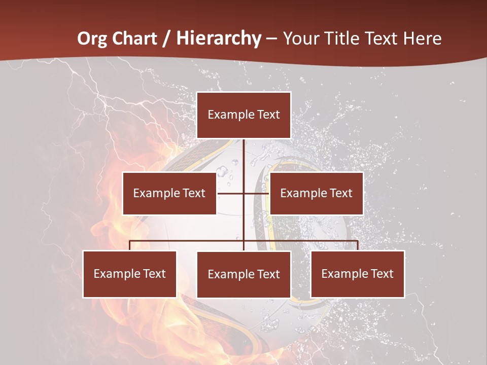Thunder Liquid Play PowerPoint Template