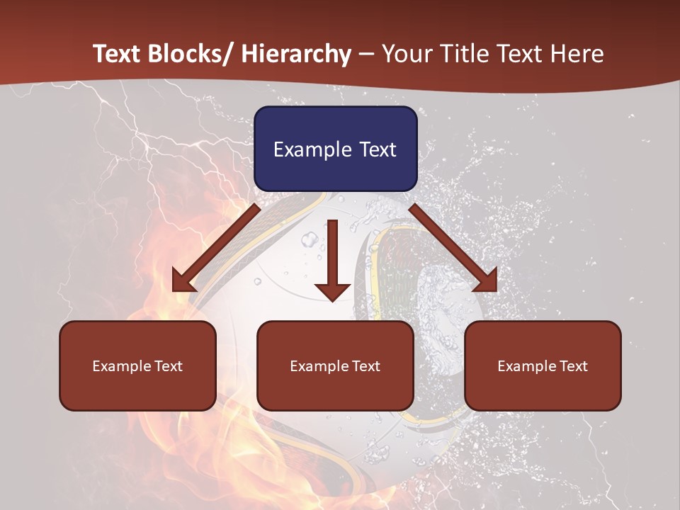 Thunder Liquid Play PowerPoint Template