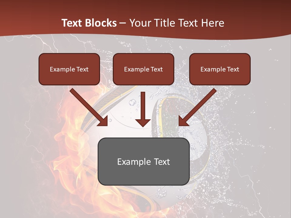 Thunder Liquid Play PowerPoint Template