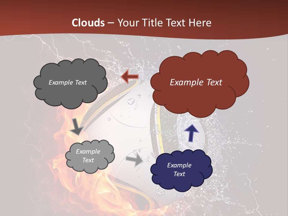 Thunder Liquid Play PowerPoint Template