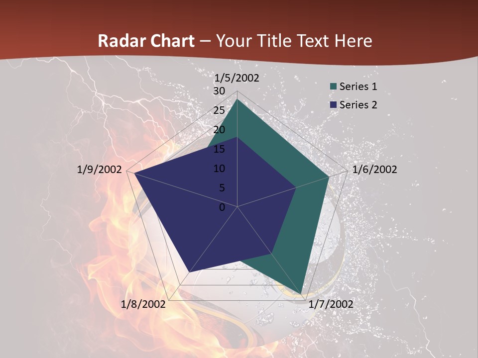Thunder Liquid Play PowerPoint Template