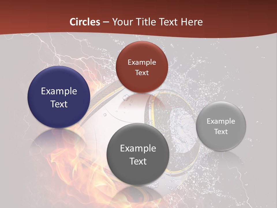 Thunder Liquid Play PowerPoint Template