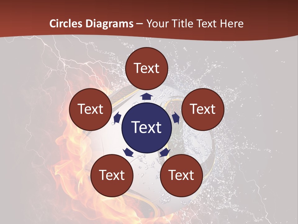 Thunder Liquid Play PowerPoint Template