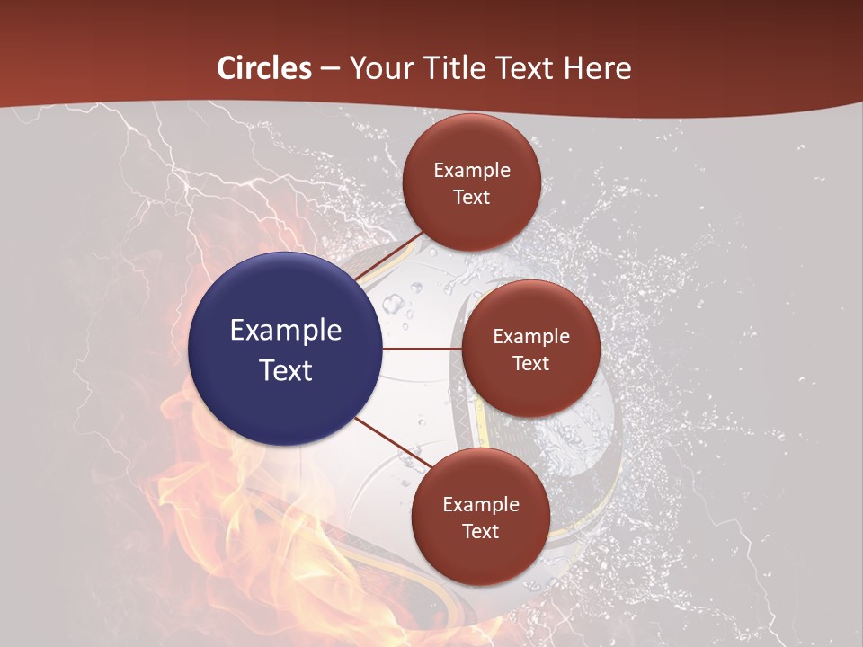 Thunder Liquid Play PowerPoint Template