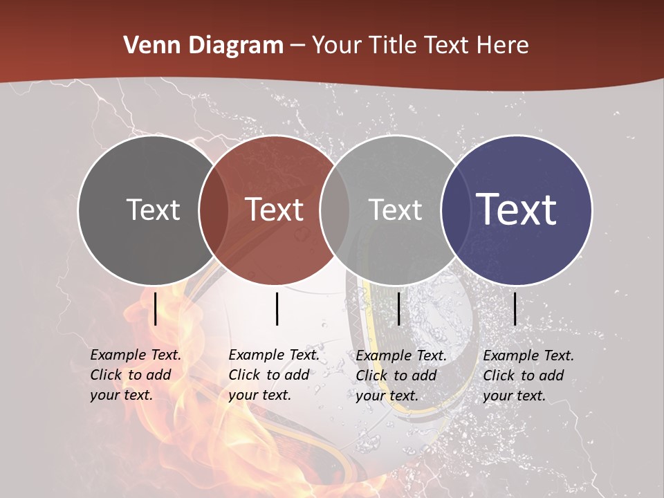 Thunder Liquid Play PowerPoint Template
