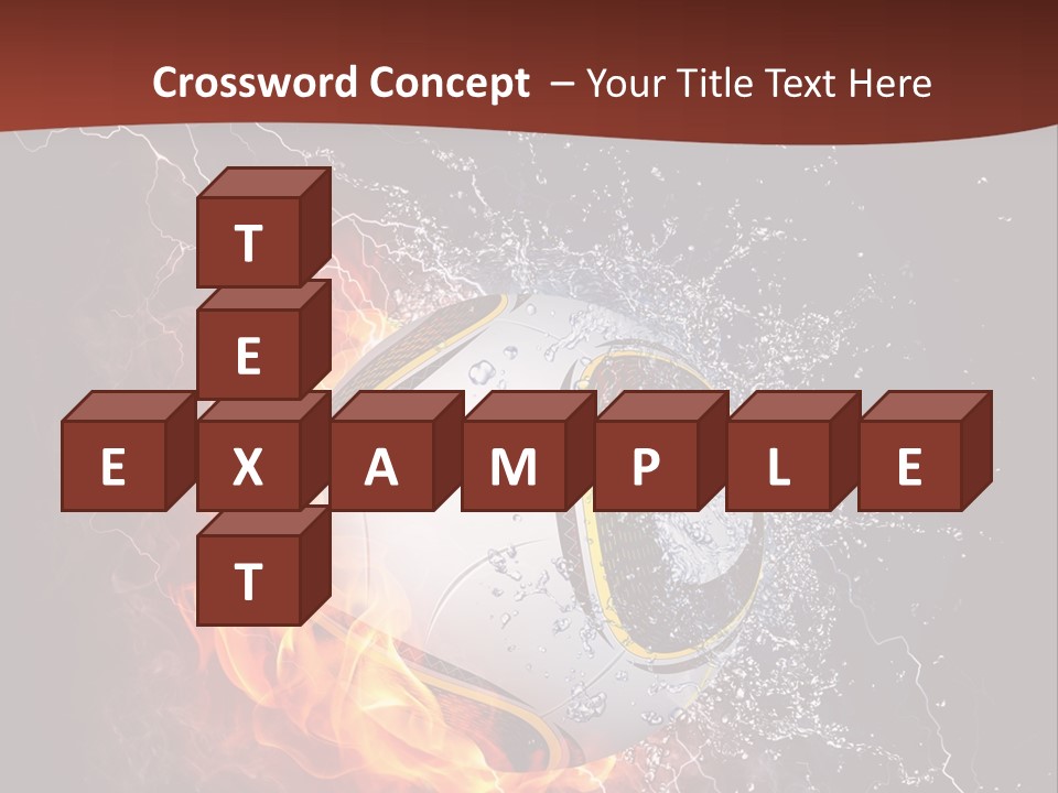 Thunder Liquid Play PowerPoint Template